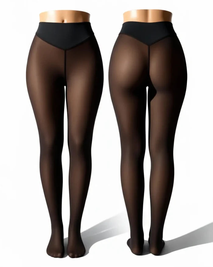 Leggings thermiques gainants Hivenna – teinte Bronze