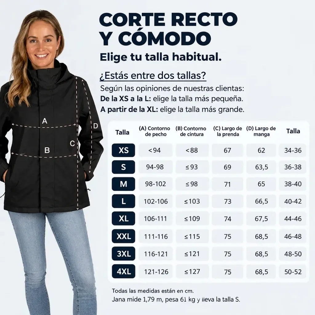 Veste imperméable 3 en 1 femme Hivenna