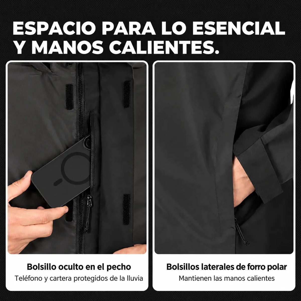 Veste imperméable 3 en 1 femme Hivenna